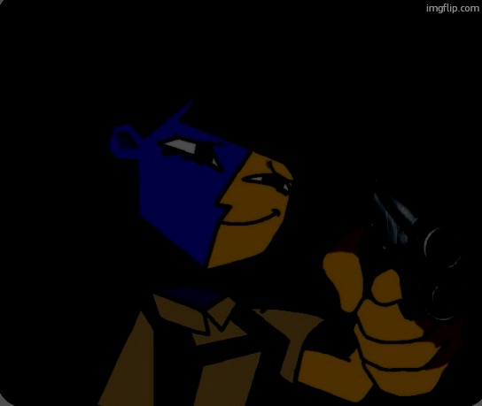 ENA with gun | image tagged in ena with gun | made w/ Imgflip meme maker