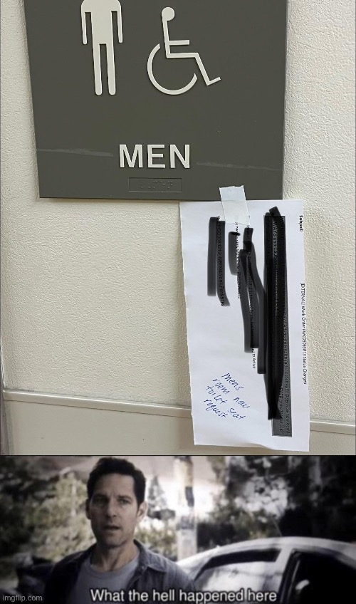 They broke the toilet seat? | image tagged in what the hell happened here,broke,broken,toilet | made w/ Imgflip meme maker