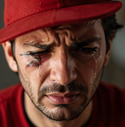 crying maga man Blank Meme Template