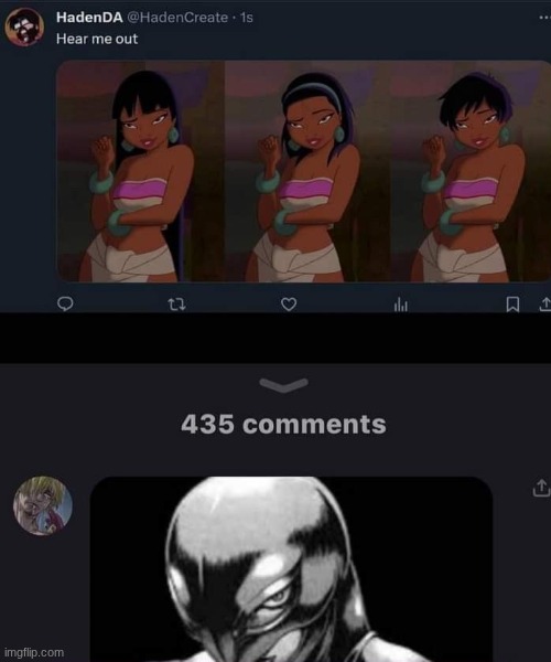 The resemblance is UNCANNY | image tagged in road to el dorado,femto | made w/ Imgflip meme maker