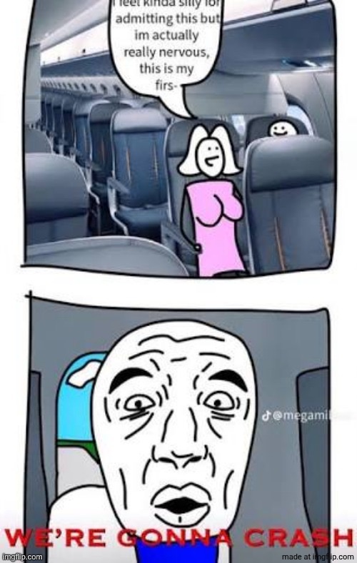 No one is safe from my template making era | image tagged in we re gonna crash | made w/ Imgflip meme maker