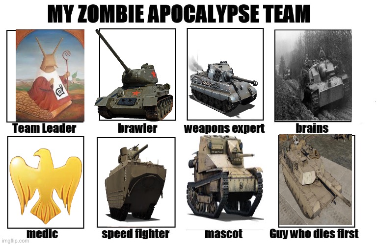 Stream revival? [Mod note: I doubt it] | image tagged in my zombie apocalypse team,war thunder | made w/ Imgflip meme maker