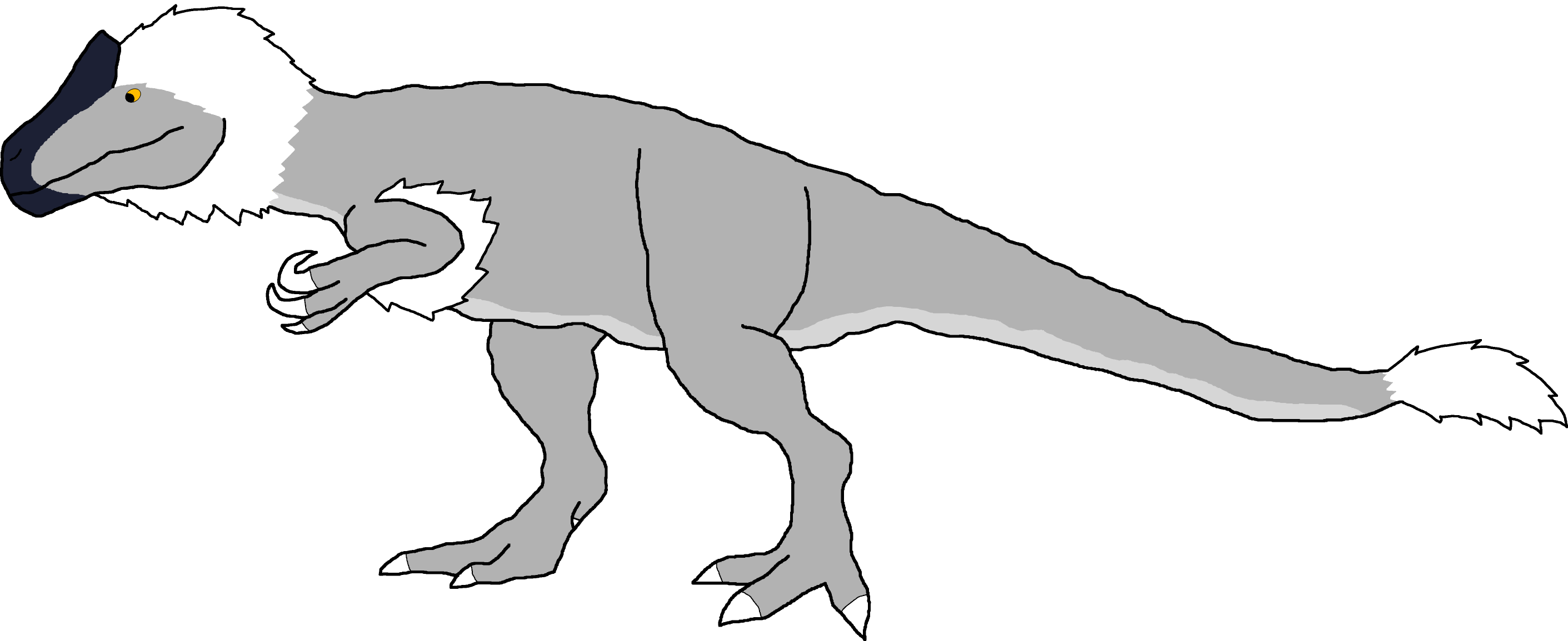 Albino Adult Male Allosaurus (Paleoverse + EOIverse) Blank Meme Template