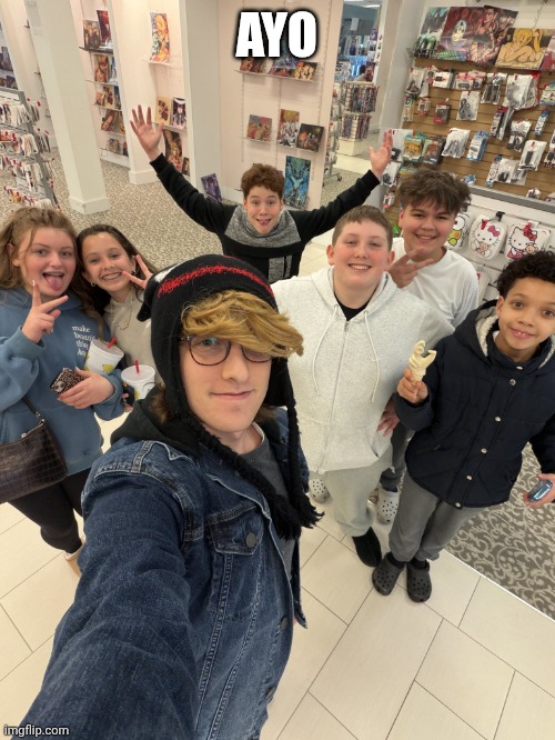 Kreekcraft is sus for meeting kids | AYO | image tagged in kreekcraft | made w/ Imgflip meme maker