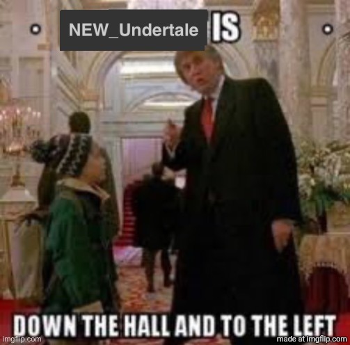 NEW_Undertale is down the hall and to the left | image tagged in new_undertale is down the hall and to the left | made w/ Imgflip meme maker