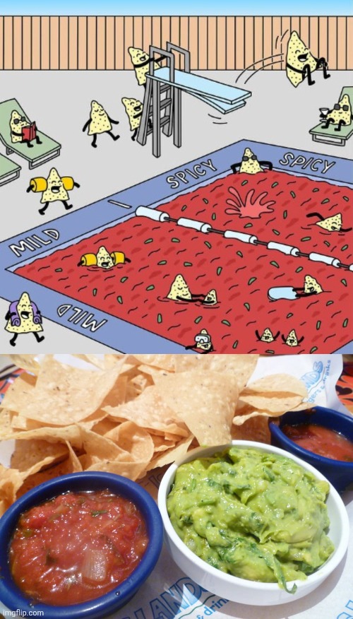 Pool | image tagged in salsa guacamole | made w/ Imgflip meme maker