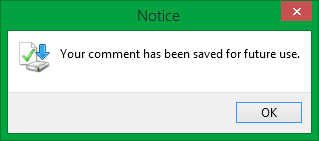 Windows 8.1 - Your comment has been saved for future use. Blank Meme Template