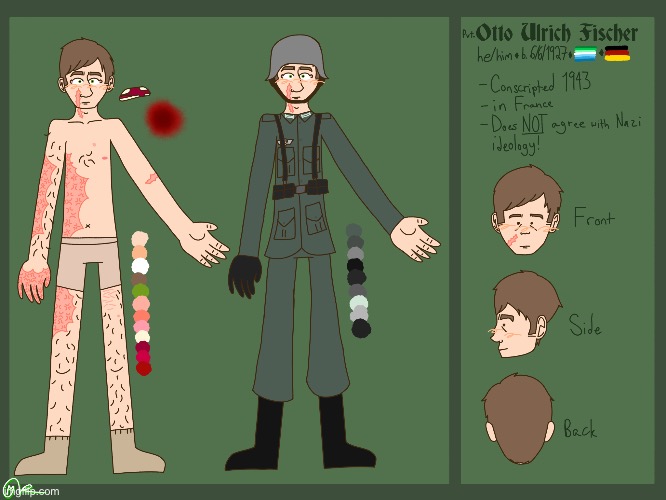 Otto Fischer (My OC) | image tagged in otto fischer my oc | made w/ Imgflip meme maker