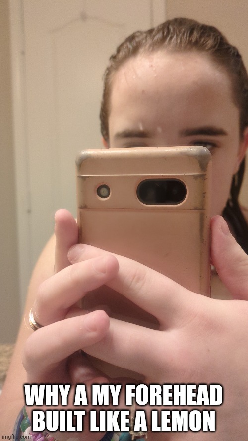 WHY A MY FOREHEAD BUILT LIKE A LEMON | made w/ Imgflip meme maker