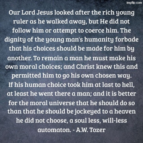 A. W. Tozer Wasn't Retarded | image tagged in calvinism,calvinist memes,anti calvinism,reformed theology,a w tozer,robots | made w/ Imgflip meme maker