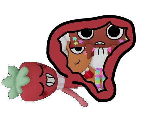 High Quality Sprout ate Ginger and Cosmo Inside version Blank Meme Template