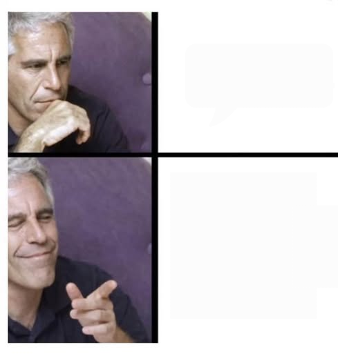 Epstein before & After Blank Meme Template