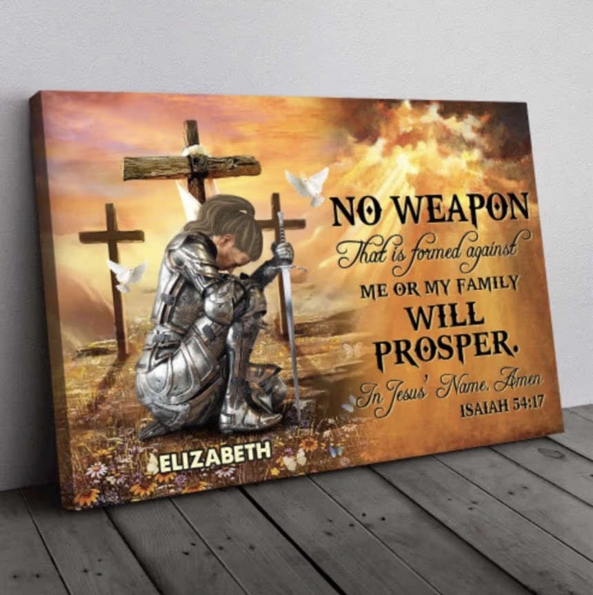 ISAIAH 54:17 EV Blank Meme Template