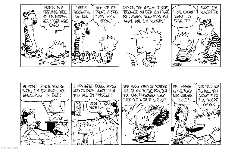 image tagged in calvin and hobbes,comics | made w/ Imgflip meme maker