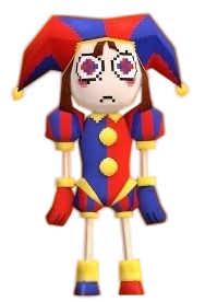 Pomni From Glitch Kart Blank Meme Template