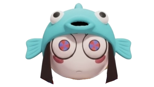 Fish Hat Pomni Blank Meme Template