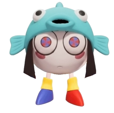 Fish Hat Legni Blank Meme Template