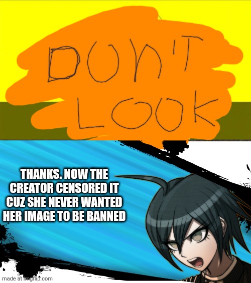 What the hell is this bro | THANKS. NOW THE CREATOR CENSORED IT CUZ SHE NEVER WANTED HER IMAGE TO BE BANNED | image tagged in what's laugh at timmy tiger and tanya tigress naked | made w/ Imgflip meme maker