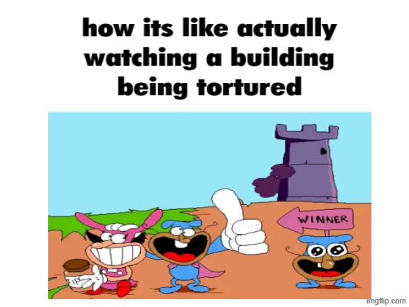 watching building implosions is fun ngl, its like watching a building public execution torture (especially in vegas) | image tagged in blank white template,implosions,las vegas,real,funny | made w/ Imgflip meme maker