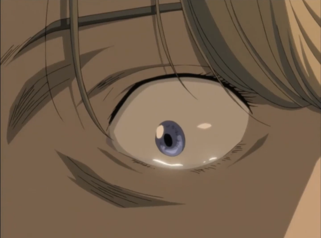 Johan Liebert crying Blank Meme Template