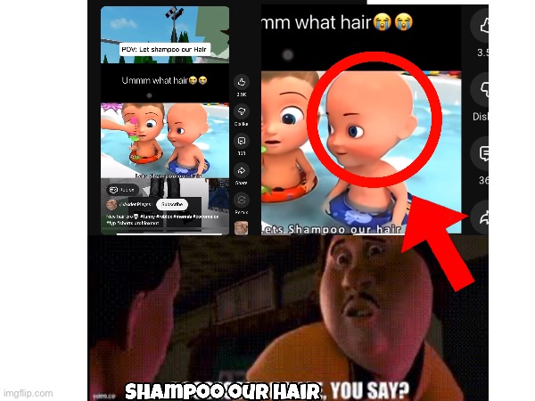 He’s so bald he had cancer before it was a disease | image tagged in monster house,nursery rhymes,memes,funny,bald,youtube | made w/ Imgflip meme maker