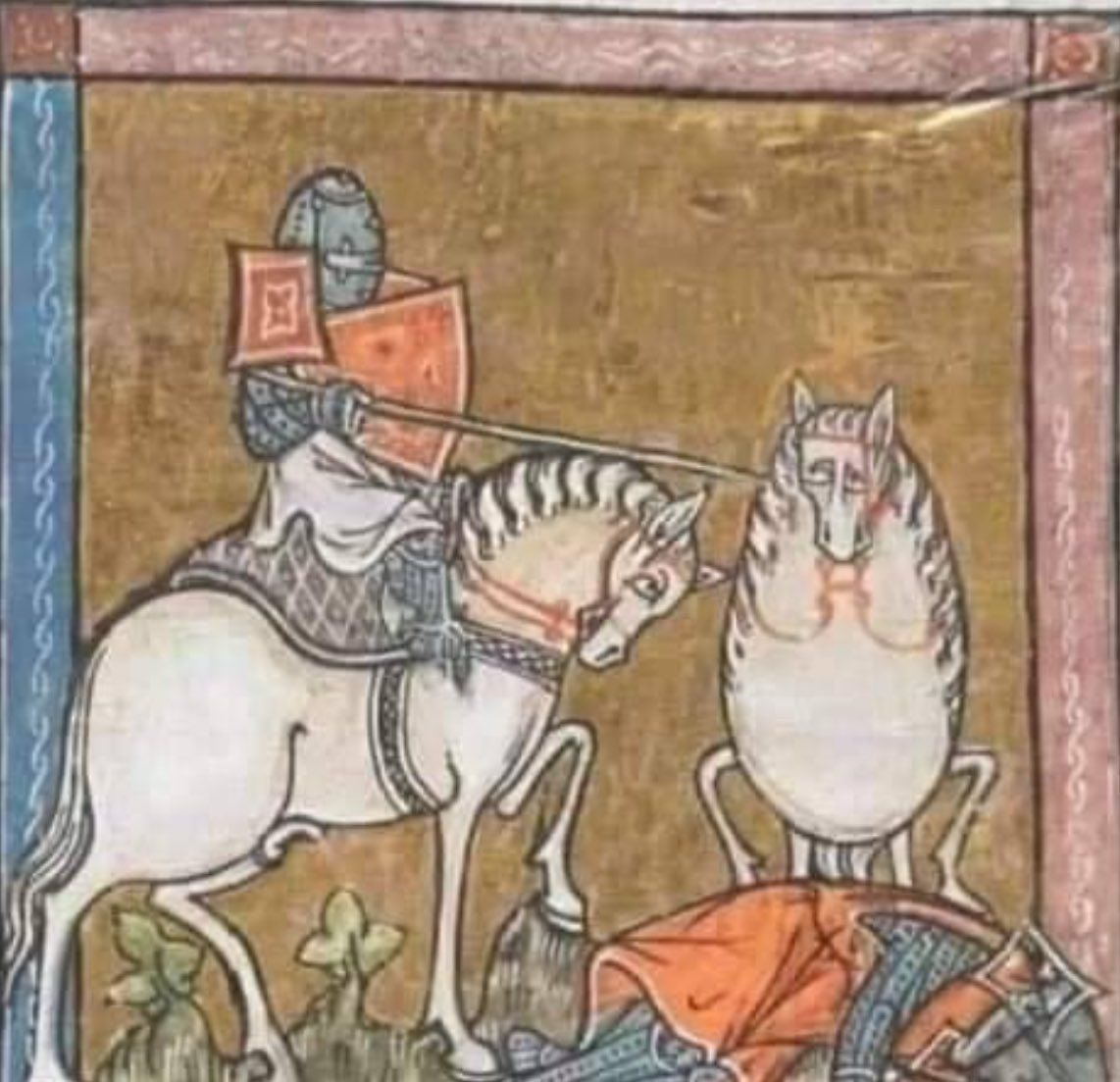 Poorly Drawn Horse Blank Meme Template