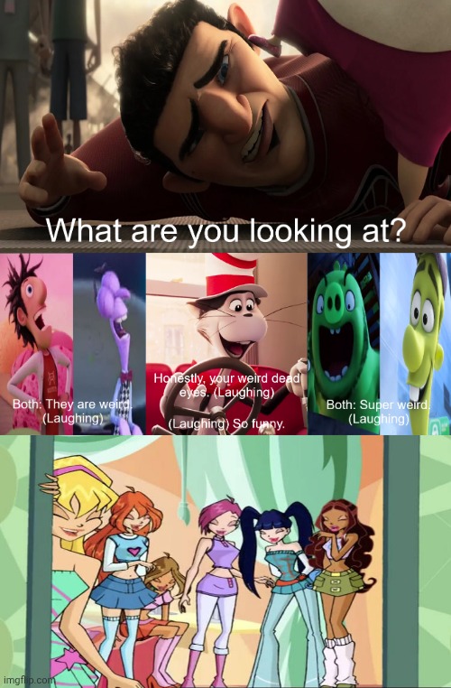 What are you looking at?, LOL | image tagged in destroy this fill-in meme 2,deviantart,crossover | made w/ Imgflip meme maker