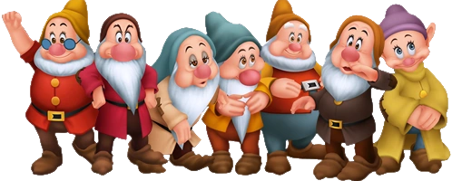 Doc grumpy sleepy bashful happy sneezy and dopey Blank Meme Template