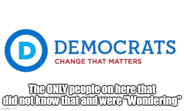 The ONLY people on here that did not know that and were "Wondering" | made w/ Imgflip meme maker