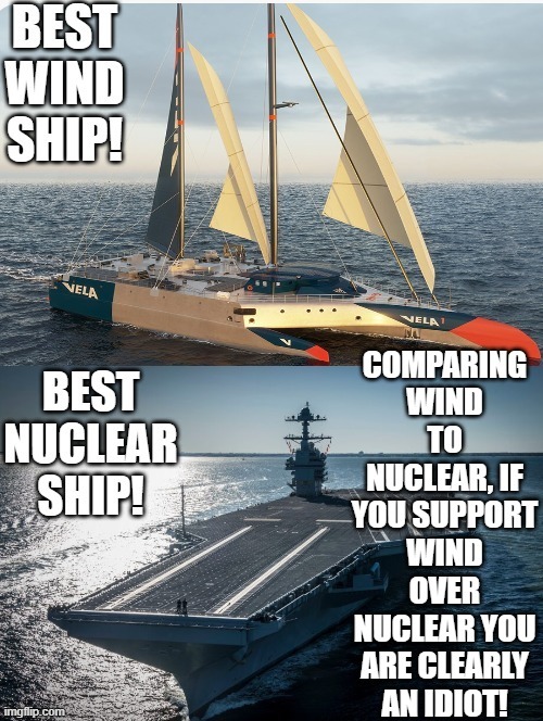 Wind Power! Yes, it is that stupid compared to nuclear! | image tagged in sam elliott special kind of stupid | made w/ Imgflip meme maker