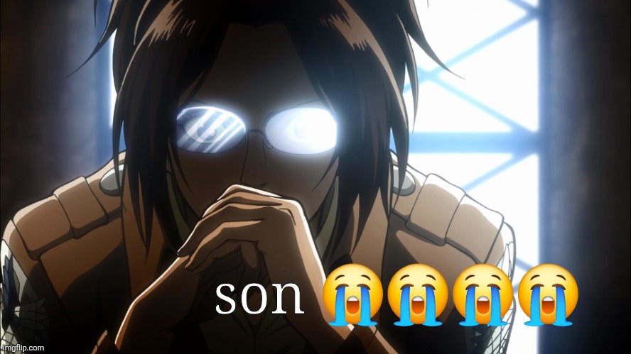 Hange Zoe | son ???? | image tagged in hange zoe | made w/ Imgflip meme maker