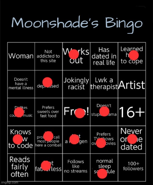 Moonshade's Bingo 2025 | image tagged in moonshade's bingo 2025 | made w/ Imgflip meme maker