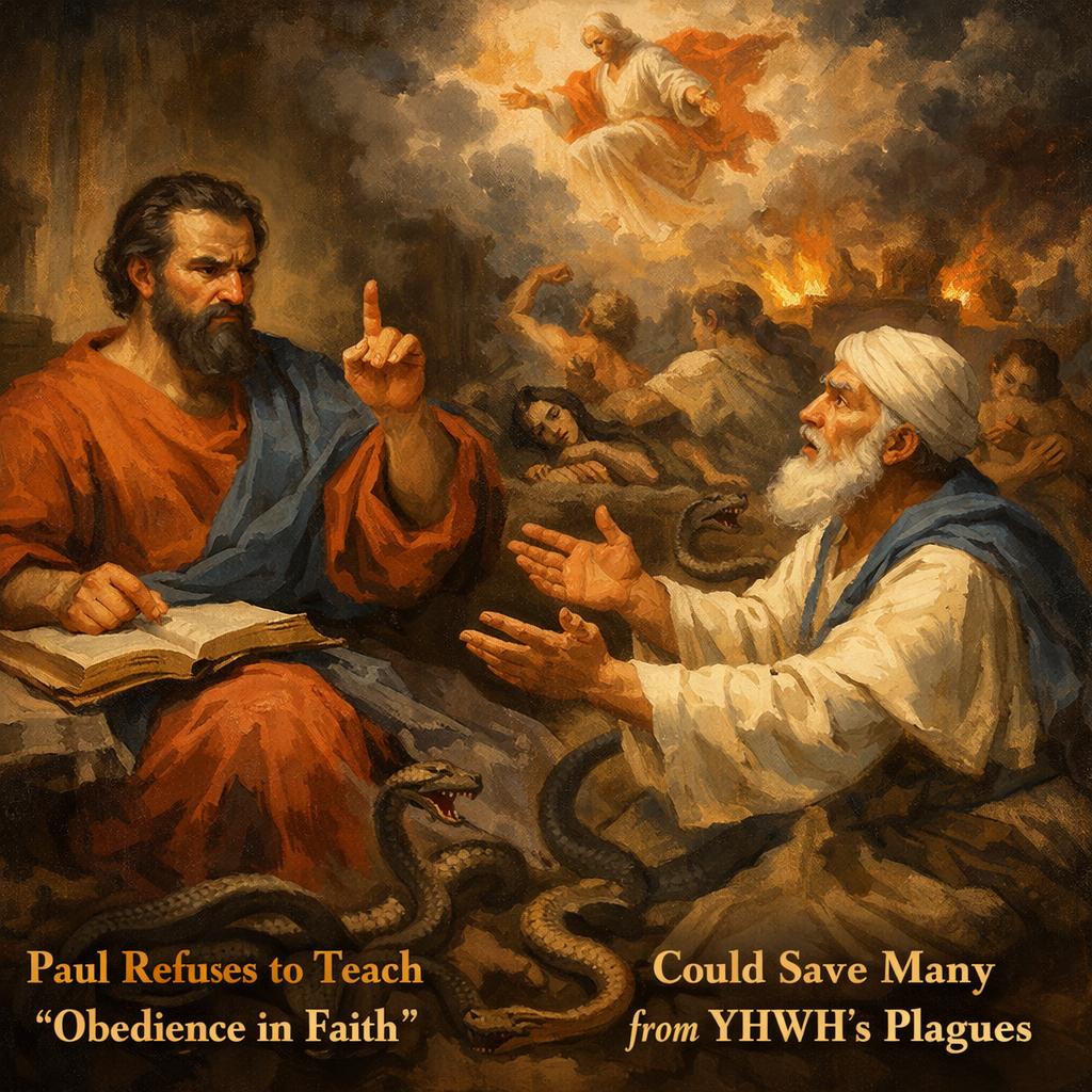 Paul REFUSED to teach (OBEDIENCE IN FAITH) to a true prophet of Blank Meme Template