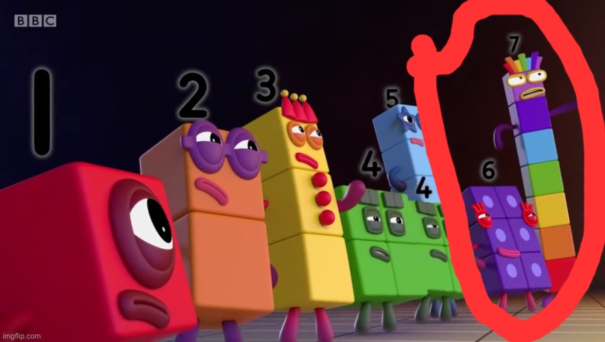 Angry Numberblocks | image tagged in angry numberblocks | made w/ Imgflip meme maker