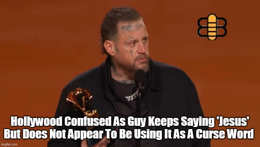 Hollywood Confused As Guy Keeps Saying 'Jesus' But Does Not Appear To Be Using It As A Curse Word | made w/ Imgflip meme maker