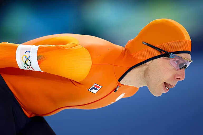 Milan Olympics speed skating Blank Meme Template