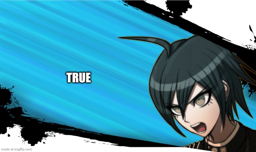 Danganronpa shuichi | TRUE | image tagged in danganronpa shuichi | made w/ Imgflip meme maker