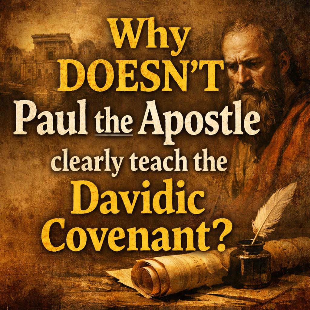 Why DOESN’T Paul the Apostle, clearly teach the Davidic covenant Blank Meme Template