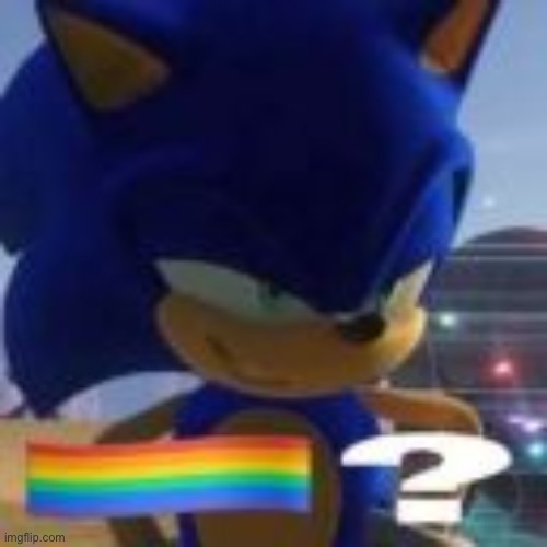 sonic gay | image tagged in sonic gay | made w/ Imgflip meme maker
