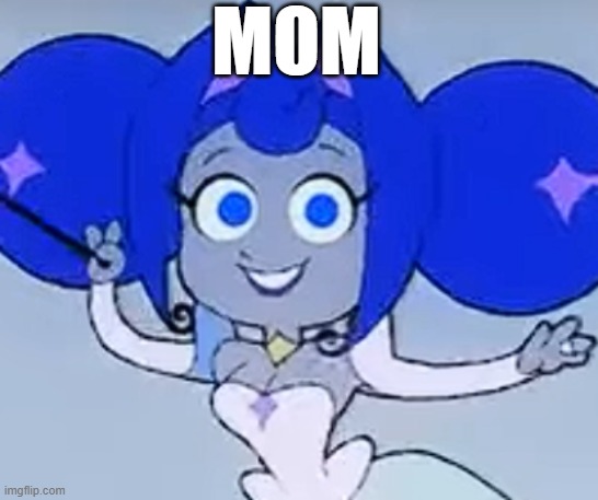 Cartoon Guinevere is so cute tho | MOM | image tagged in knights of guinevere,guinevere,dana terrace,glitch productions | made w/ Imgflip meme maker