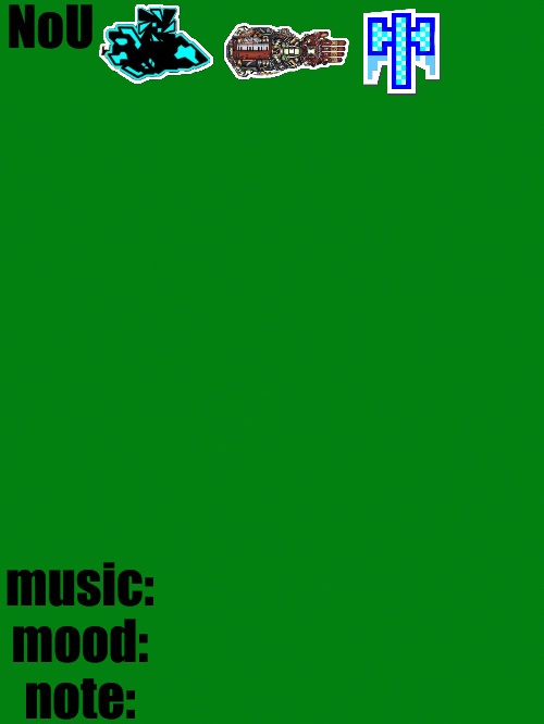 NoU's racist green temp Blank Meme Template