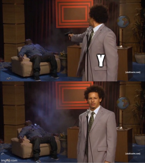 Who Killed Hannibal | Y | image tagged in memes,who killed hannibal,letters | made w/ Imgflip meme maker