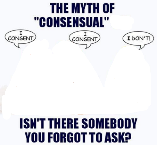the myth of consensual Blank Meme Template