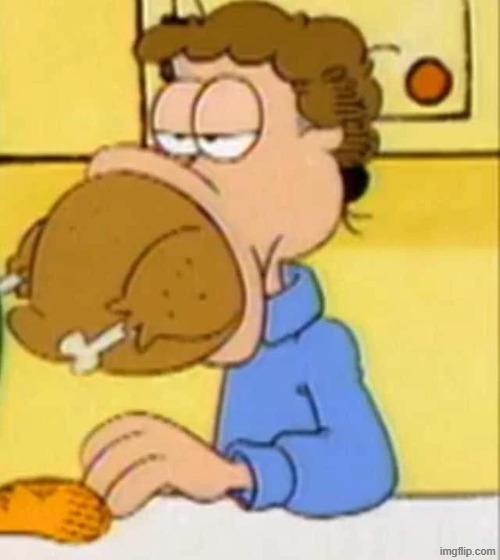 somaru | image tagged in jon arbuckle turkey | made w/ Imgflip meme maker