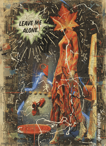 Hermès Hermitess 2026 | image tagged in fashion,hermes,fashion kartoon,keith haring,ai art,brian einersen | made w/ Imgflip images-to-gif maker