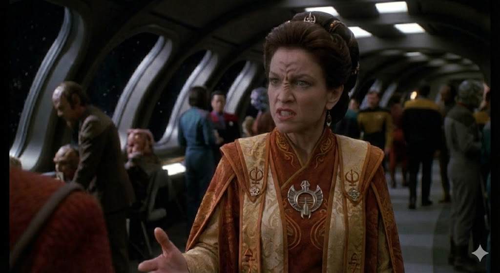 Angry Bajoran Vedic Blank Meme Template