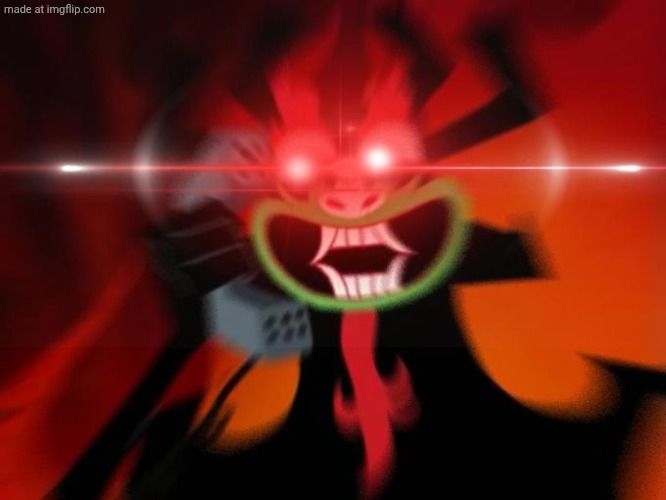 Extra Thicc Aku | image tagged in extra thicc aku | made w/ Imgflip meme maker
