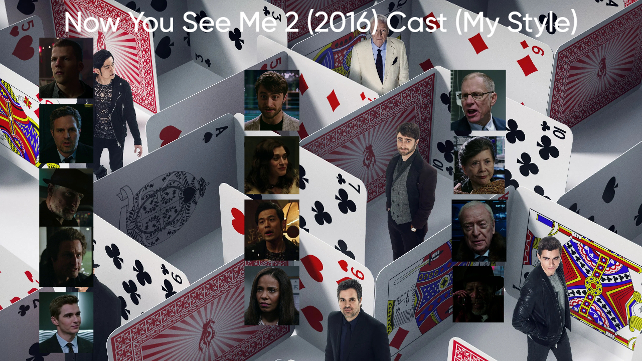 Now You See Me 2 (2016) Cast (My Style) Blank Meme Template