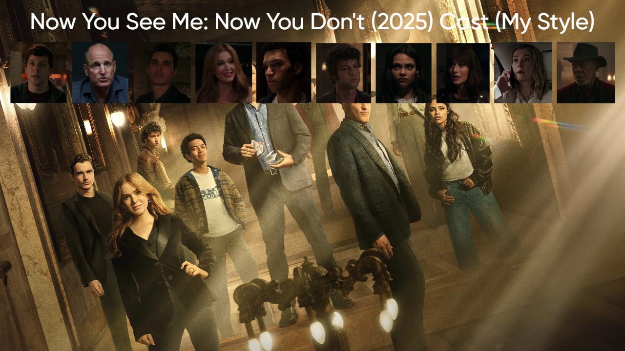 Now You See Me: Now You Don't (2025) Cast (My Style) Blank Meme Template