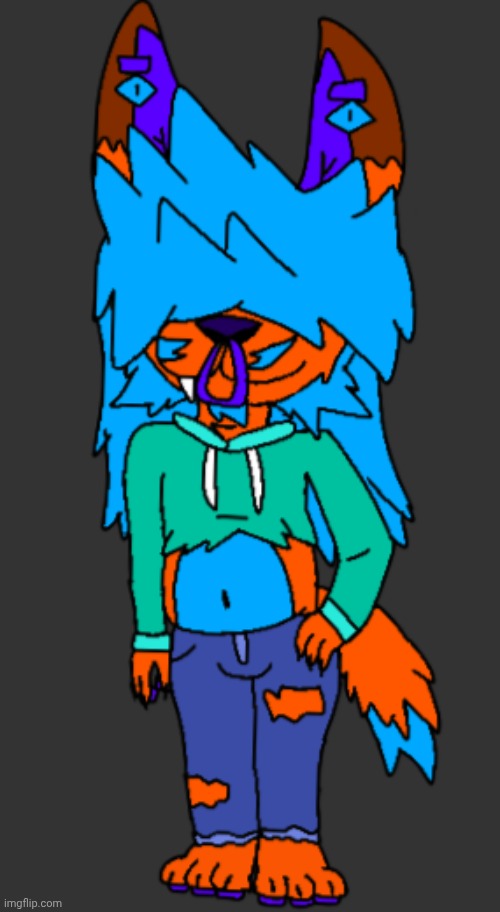 I draw the pose of the top comment for Gebrix | image tagged in gebrix foxx | made w/ Imgflip meme maker